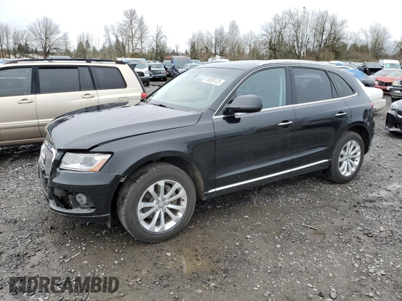 2015 Audi Q5 Premium Plus with VIN WA1LFAFP9FA136968, listed as a Copart auction lot 49289125 with 97,162 mi miles and Salvage Title. Bid and sale history available at carsss.com. Image 1.