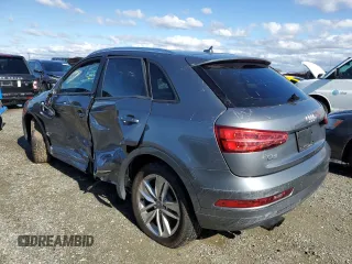 2017 Audi Q3 Premium with VIN WA1BCCFS8HR016507, listed as a Copart auction lot 43873265 with 81,920 mi miles and Salvage Title. Bid and sale history available at carsss.com. Image 2.