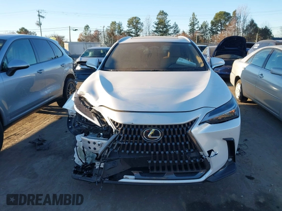 2024 Lexus NX 250 Premium with VIN JTJGDCAZ0R5021297, listed as a IAAI auction lot 40973448 with 6,601 mi miles and . Bid and sale history available at DreamBid. Image 12.