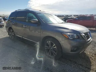 2017 Nissan Pathfinder S with VIN 5N1DR2MN2HC902549, listed as a Copart auction lot 45566675 with 124,564 mi miles and Salvage Title. Bid and sale history available at carsss.com. Image 4.