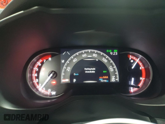 2019 Toyota RAV4 Limited with VIN 2T3N1RFV8KC055886, listed as a Copart auction lot 50553305 with 70,190 mi miles and Salvage Title. Bid and sale history available at carsss.com. Image 9.