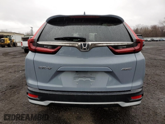 2021 Honda CR-V EX-L with VIN 2HKRW2H85MH630083, listed as a Copart auction lot 49996775 with Not Provided miles and Salvage Title. Bid and sale history available at DreamBid. Image 6.