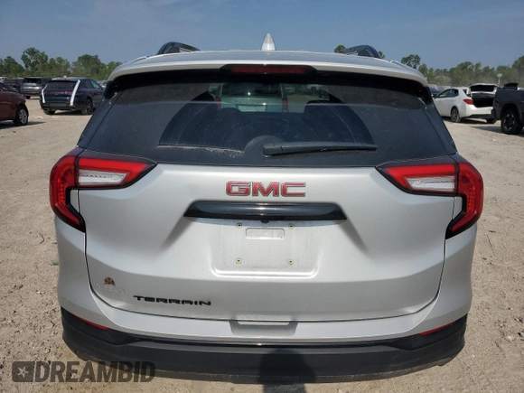 2022 GMC Terrain SLE z VIN 3GKALMEV5NL172353, wystawiony jako Copart lot #74678974 z przebiegiem 41 693 mil mil oraz Szkoda całkowita • Salvage title. Historia ofert i sprzedaży dostępna na DreamBid. Obrazek 6.