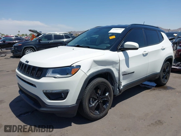 2020 Jeep Compass Latitude с VIN 3C4NJCBB5LT129328, выставлен на аукционе IAAI как лот 42360593 с пробегом 51 874 миль миль и . История ставок и продаж доступна на DreamBid. Изображение 2.