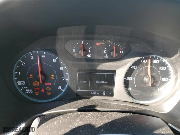 2024 Chevrolet Equinox LS with VIN 3GNAXHEG7RL329242, listed as a Copart auction lot 46886735 with 7,499 mi miles and Salvage Title. Bid and sale history available at carsss.com. Image 9.