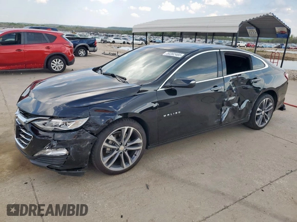 2022 Chevrolet Malibu Premier with VIN 1G1ZE5SX7NF158459, listed as a Copart auction lot 50392485 with 47,301 mi miles and Salvage Title. Bid and sale history available at DreamBid. Image 1.