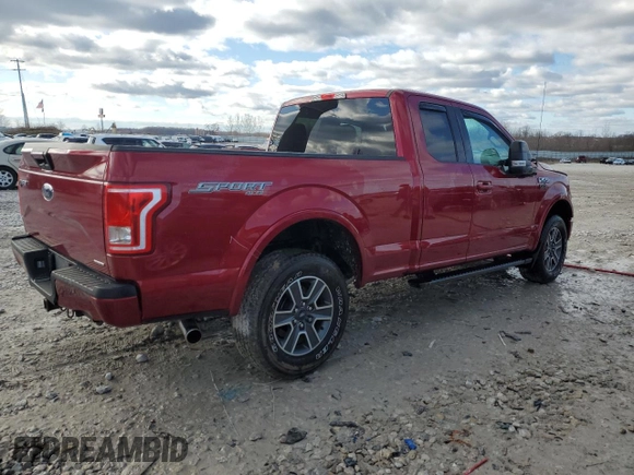 2016 Ford F-150 XLT with VIN 1FTFX1EF1GKF62187, listed as a Copart auction lot 49723845 with 234,854 mi miles and Salvage title. Bid and sale history available at DreamBid. Image 3.