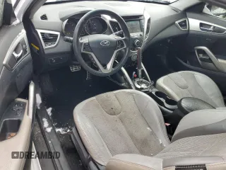 2012 Hyundai Veloster w/Red Int with VIN KMHTC6AD5CU030340, listed as a Copart auction lot 45793405 with 139,667 mi miles and Clean title. Bid and sale history available at DreamBid. Image 8.