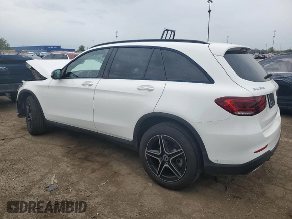 2021 Mercedes-Benz GLC 300 z VIN W1N0G8EB7MF890058, wystawiony jako Copart lot #56724635 z przebiegiem 36 918 mil mil oraz Czysty tytuł • Clean title. Historia ofert i sprzedaży dostępna na DreamBid. Obrazek 2.