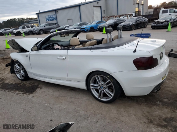 2009 BMW 1 Series 135i with VIN WBAUN93549VK40342, listed as a Copart auction lot 85074074 with 143,213 mi miles and Salvage Title. Bid and sale history available at carsss.com. Image 2.
