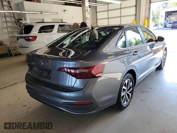 2024 Volkswagen Jetta S with VIN 3VW5M7BU5RM079143, listed as a IAAI auction lot 42851039 with 22,619 mi miles and . Bid and sale history available at DreamBid. Image 2.