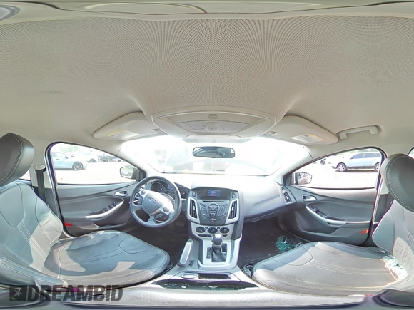 2013 Ford Focus SE with VIN 1FADP3F21DL280156, listed as a Copart auction lot 59814185 with 103,252 mi miles and Salvage title. Bid and sale history available at DreamBid. Image 14.