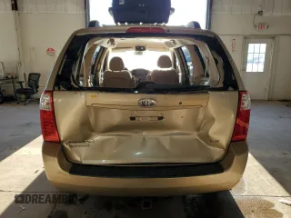 2008 Kia Sedona LX with VIN KNDMB233186195046, listed as a Copart auction lot 88663145 with 200,386 mi miles and Salvage Title. Bid and sale history available at DreamBid. Image 6.