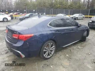 2020 Acura TLX w/Technology Pkg with VIN 19UUB2F49LA000919, listed as a Copart auction lot 83974594 with 25,502 mi miles and Salvage Title. Bid and sale history available at carsss.com. Image 3.