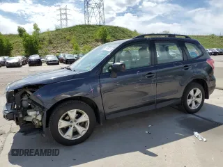 2015 Subaru Forester 2.5i with VIN JF2SJABC6FH810716, listed as a Copart auction lot 60459315 with 145,613 mi miles and Salvage title. Bid and sale history available at DreamBid. Image 1.