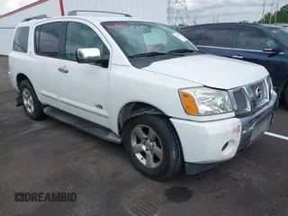 2005 Nissan Armada LE z VIN 5N1AA08A35N727265, wystawiony jako IAAI lot #42294914 z przebiegiem 225 945 mil mil oraz . Historia ofert i sprzedaży dostępna na DreamBid. Obrazek 1.