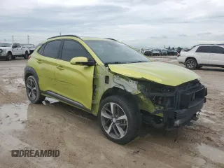 2019 Hyundai Kona Limited with VIN KM8K33A58KU327264, listed as a Copart auction lot 63479264 with 46,187 mi miles and Clean Title. Bid and sale history available at carsss.com. Image 4.