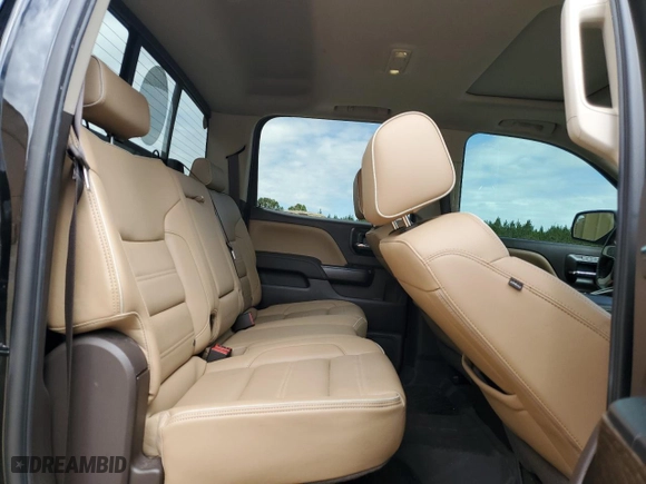 2018 GMC Sierra 1500 Denali with VIN 3GTU2PEJ7JG573691, listed as a Copart auction lot 49163205 with 112,918 mi miles and Salvage Title. Bid and sale history available at carsss.com. Image 10.