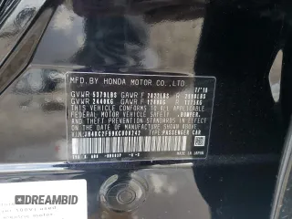 2019 Acura RLX Hybrid Advance Pkg with VIN JH4KC2F99KC000242, listed as a Copart auction lot 48571295 with 40,832 mi miles and Salvage Title. Bid and sale history available at carsss.com. Image 12.
