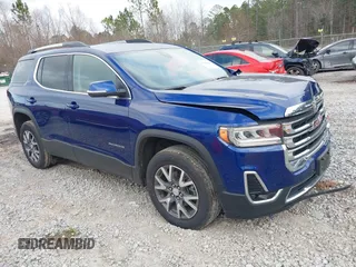 2023 GMC Acadia SLT with VIN 1GKKNML4XPZ209059, listed as a IAAI auction lot 41514499 with 45,245 mi miles and . Bid and sale history available at carsss.com. Image 1.