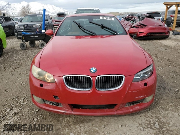 2008 BMW 3 Series 335i with VIN WBAWL73548PX51880, listed as a Copart auction lot 49748925 with 133,955 mi miles and Salvage Title. Bid and sale history available at carsss.com. Image 5.