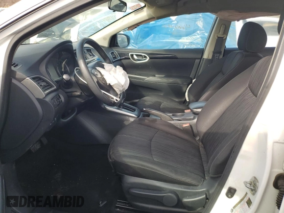 2017 Nissan Sentra SV with VIN 3N1AB7AP9HL661935, listed as a Copart auction lot 46664835 with 177,615 mi miles and Salvage Title. Bid and sale history available at DreamBid. Image 7.