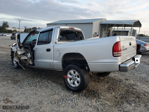 2004 Dodge Dakota SLT with VIN 1D7HL48KX4S730862, listed as a Copart auction lot 80699734 with 0 mi miles and Non Repairable. Bid and sale history available at carsss.com. Image 2.