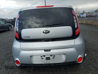 2015 Kia Soul + with VIN KNDJX3A59F7770337, listed as a Copart auction lot 46290595 with 62,434 mi miles and Salvage Title. Bid and sale history available at DreamBid. Image 6.