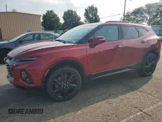 2021 Chevrolet Blazer RS с VIN 3GNKBERS2MS567207, выставлен на аукционе Copart как лот 61947845 с пробегом 69 230 миль миль и Списание • Salvage title. История ставок и продаж доступна на DreamBid. Изображение 1.