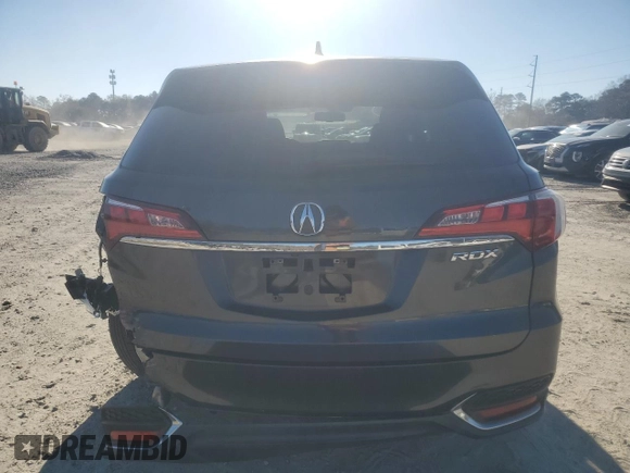 2016 Acura RDX Technology with VIN 5J8TB3H51GL008093, listed as a Copart auction lot 41531405 with 140,265 mi miles and Salvage Title. Bid and sale history available at DreamBid. Image 6.