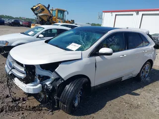2016 Ford Edge Titanium with VIN 2FMPK3K88GBB56031, listed as a IAAI auction lot 41768418 with 89,298 mi miles. Bid and sale history available at carsss.com. Image 18.