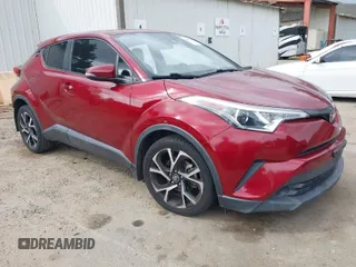 2018 Toyota C-HR XLE with VIN NMTKHMBXXJR016772, listed as a IAAI auction lot 41858304 with 119,278 mi miles. Bid and sale history available at carsss.com. Image 1.
