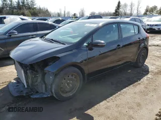 2017 Kia Forte5 LX with VIN KNAFK5A80H5672514, listed as a Copart auction lot 51291745 with 128,593 mi miles and Salvage Title. Bid and sale history available at carsss.com. Image 1.