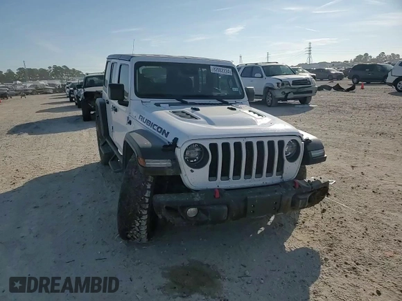2022 Jeep Wrangler Unlimited Rubicon с VIN 1C4HJXFN3NW193177, выставлен на аукционе Copart как лот 82002224 с пробегом 34 762 миль миль и Списание • Salvage title. История ставок и продаж доступна на DreamBid. Изображение 12.