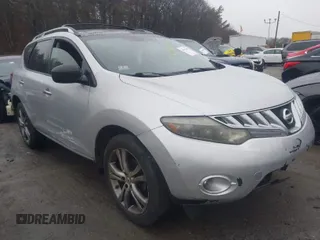 2009 Nissan Murano SL with VIN JN8AZ18W19W115424, listed as a IAAI auction lot 41813399 with 146,268 mi miles and . Bid and sale history available at DreamBid. Image 1.