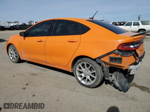 2013 Dodge Dart SXT with VIN 1C3CDFBA7DD310532, listed as a Copart auction lot 49890035 with 202,155 mi miles and Salvage Title. Bid and sale history available at DreamBid. Image 2.