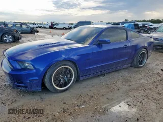 2013 Ford Mustang GT with VIN 1ZVBP8CF1D5244913, listed as a Copart auction lot 59531195 with 102,109 mi miles and Salvage title. Bid and sale history available at DreamBid. Image 1.