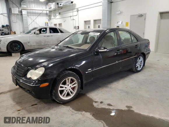 2002 Mercedes-Benz C 230/260/280/320 with VIN WDBRF61J42F268306, listed as a Copart auction lot 87206814 with 176,181 mi miles and Clean Title. Bid and sale history available at DreamBid. Image 1.