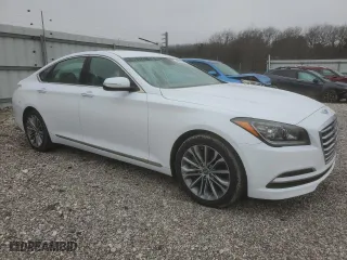 2016 Hyundai Genesis 3.8L with VIN KMHGN4JE2GU127753, listed as a Copart auction lot 45014325 with 110,869 mi miles and Salvage Title. Bid and sale history available at carsss.com. Image 4.