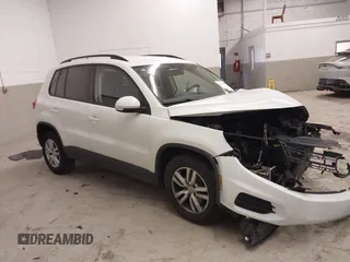 2017 Volkswagen Tiguan S with VIN WVGBV7AX6HK012650, listed as a IAAI auction lot 41135475 with 96,198 mi miles and . Bid and sale history available at DreamBid. Image 1.