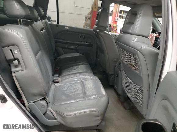 2005 Honda Pilot EX-L with VIN 2HKYF18585H524434, listed as a Copart auction lot 45527665 with 0 mi miles and Salvage Title. Bid and sale history available at carsss.com. Image 11.