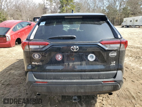 2023 Toyota RAV4 LE with VIN 2T3F1RFV5PC367112, listed as a Copart auction lot 49050805 with 24,026 mi miles and Salvage Title. Bid and sale history available at carsss.com. Image 6.