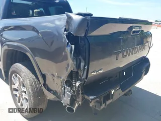 2024 Toyota Tundra 1794 Edition with VIN 5TFMA5DBXRX142402, listed as a IAAI auction lot 42619668 with 17,523 mi miles and . Bid and sale history available at DreamBid. Image 6.