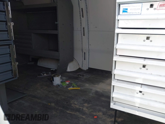 2023 GMC Savana Cargo z VIN 1GTW7AFP2P1120306, wystawiony jako IAAI lot #41802202 z przebiegiem 44 825 mil mil oraz . Historia ofert i sprzedaży dostępna na DreamBid. Obrazek 8.