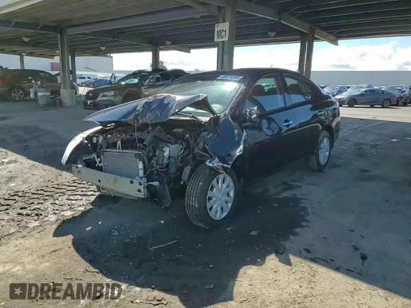 2015 Nissan Versa S Plus with VIN 3N1CN7AP6FL905117, listed as a Copart auction lot 48576895 with 44,815 mi miles and Salvage Title. Bid and sale history available at DreamBid. Image 11.