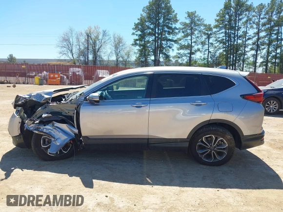 2022 Honda CR-V EX with VIN 7FARW1H55NE019958, listed as a IAAI auction lot 41871169 with 54,481 mi miles. Bid and sale history available at carsss.com. Image 15.
