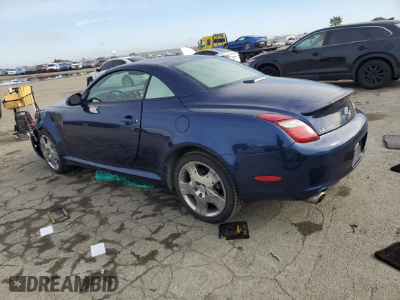 2006 Lexus SC with VIN JTHFN48Y569009647, listed as a Copart auction lot 43081855 with 71,351 mi miles and Salvage Title. Bid and sale history available at carsss.com. Image 2.