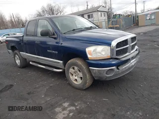 2006 Dodge 1500 SLT with VIN 1D7HU18N66J221561, listed as a IAAI auction lot 41485974 with 94,873 mi miles and . Bid and sale history available at DreamBid. Image 1.