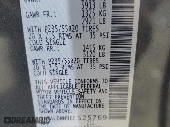 2014 Infiniti QX60 z VIN 5N1AL0MN9EC525769, wystawiony jako Copart lot #62392165 z przebiegiem 196 059 mil mil oraz Szkoda całkowita • Salvage title. Historia ofert i sprzedaży dostępna na DreamBid. Obrazek 13.