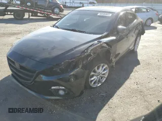 2015 Mazda 3 S Grand Touring with VIN JM1BM1W33F1240263, listed as a Copart auction lot 80580864 with 57,526 mi miles and Salvage title. Bid and sale history available at DreamBid. Image 1.